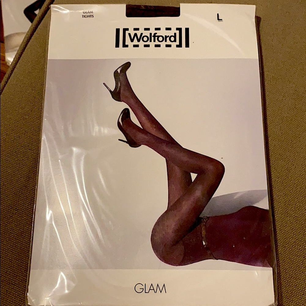 NWT- Wolford Glam tights- opaque.💜🖤